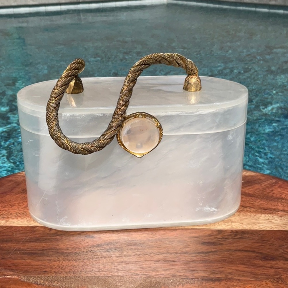 Wilardy Pearlized Lucite Bag